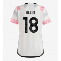 Juventus Moise Kean #18 Auswärtstrikot Frauen 2023-24 Kurzarm